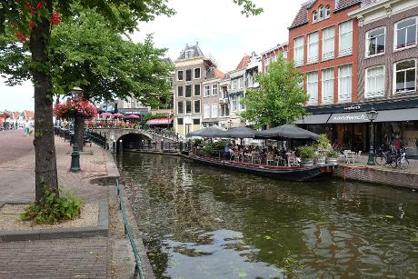 Photo Nieuwe Rijn in Leiden, View, Lunch, Drink, Diner, Neighborhood